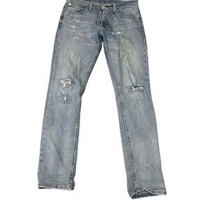 Levi's mens 511 Slim Fit Distressed Jeans Blue W29 L32